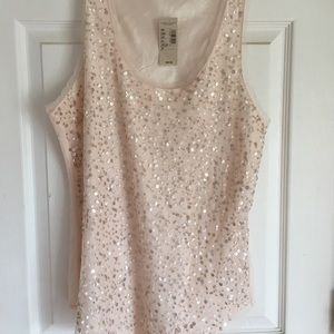 American Eagle sequin tank size 14 NWT